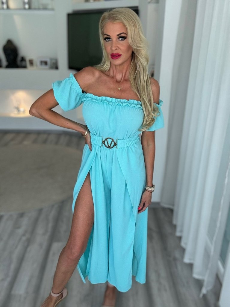 TIFFANY overal övvel türkiz