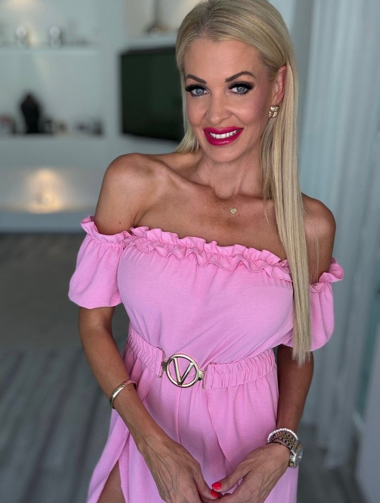TIFFANY overal övvel rózsaszín