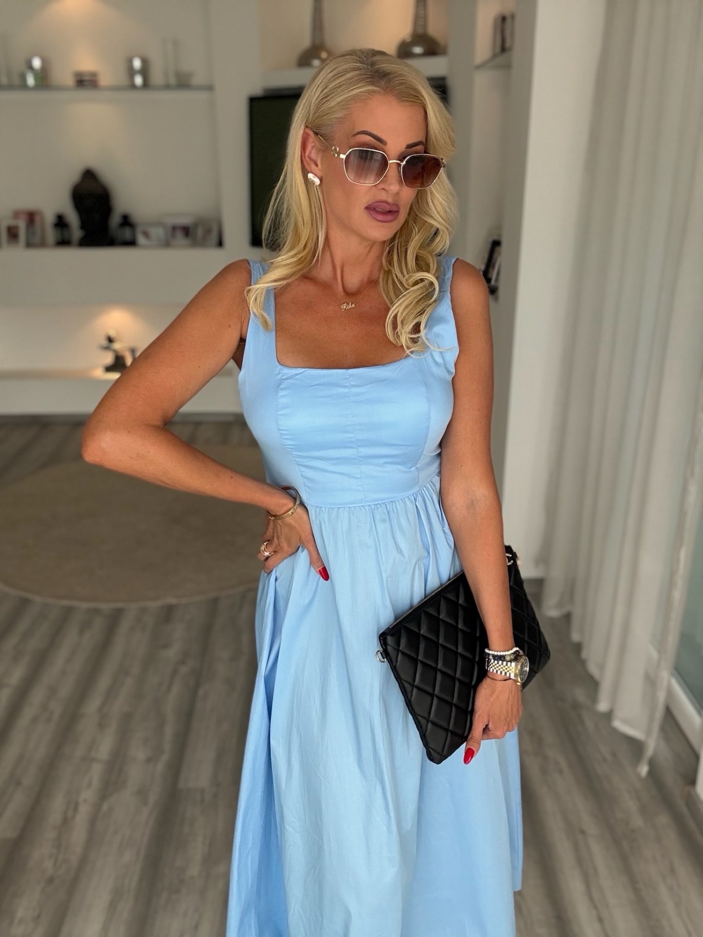 CLAIRE ruha kék