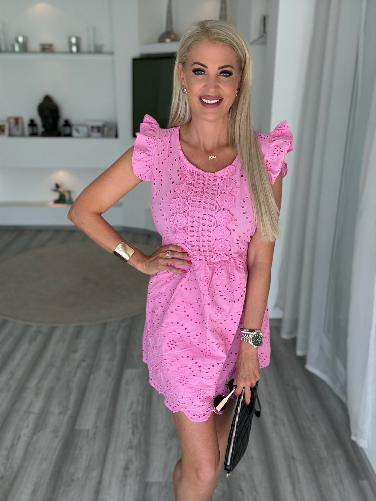 DAISY Madeira ruha rózsaszín
