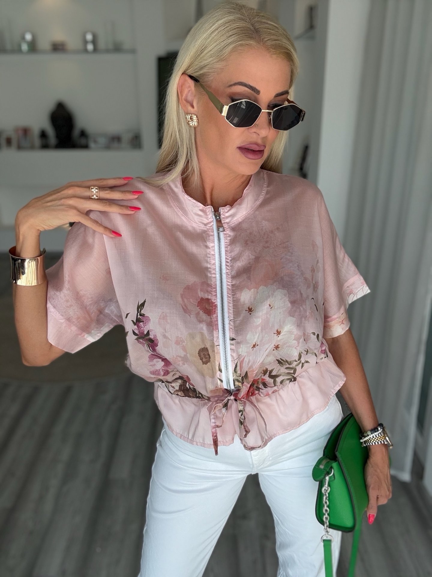 BELLEVUE blouson kabátka púder