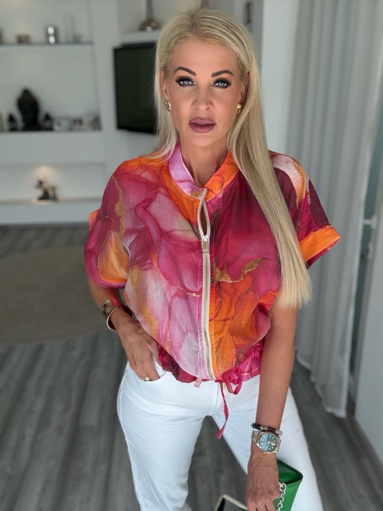 SECRET blouson kabátka pink