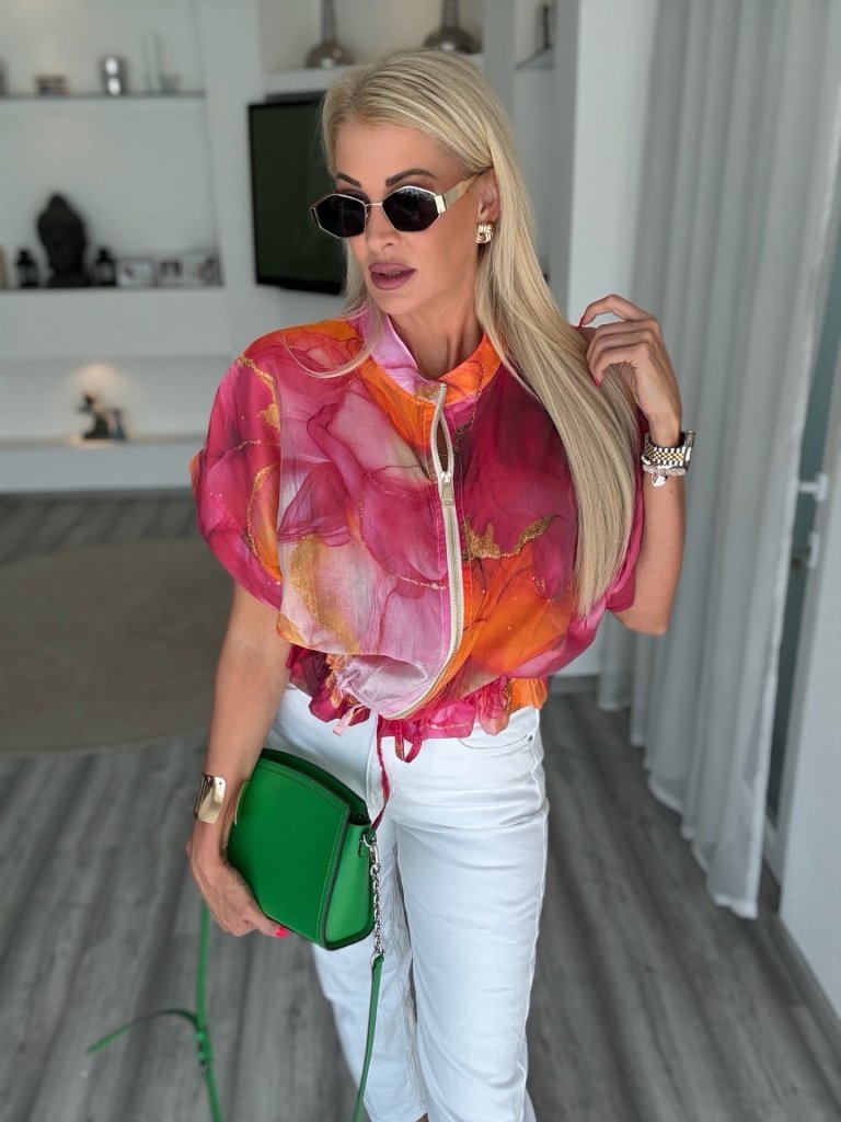 SECRET blouson kabátka pink