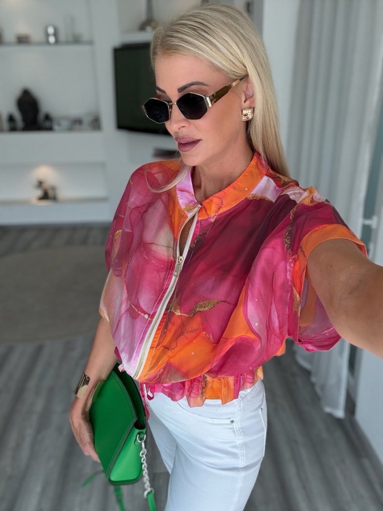 SECRET blouson kabátka pink