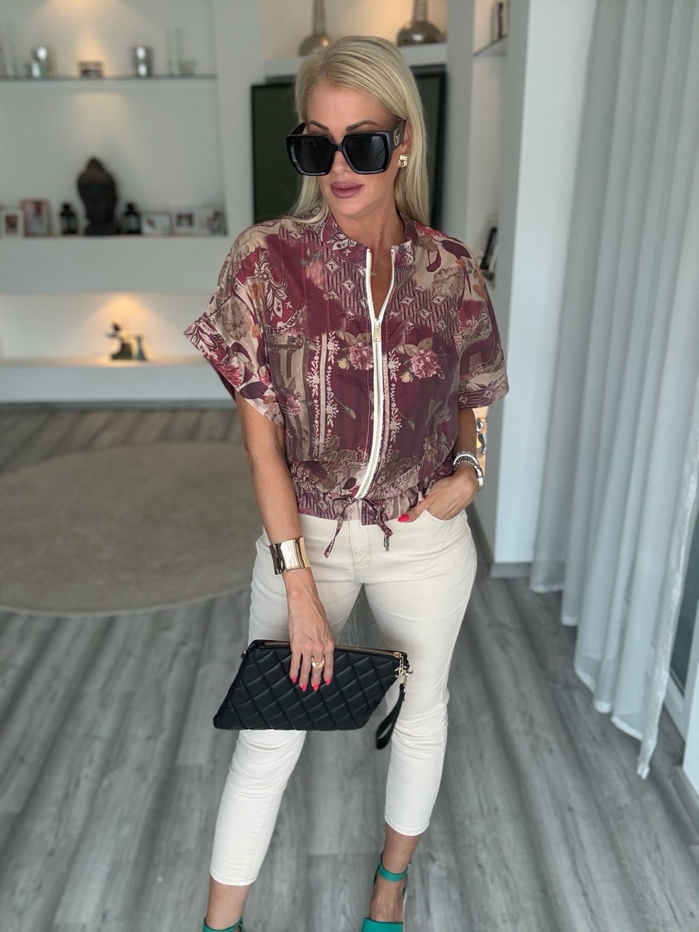 MOM jeans bézs  BF655-59