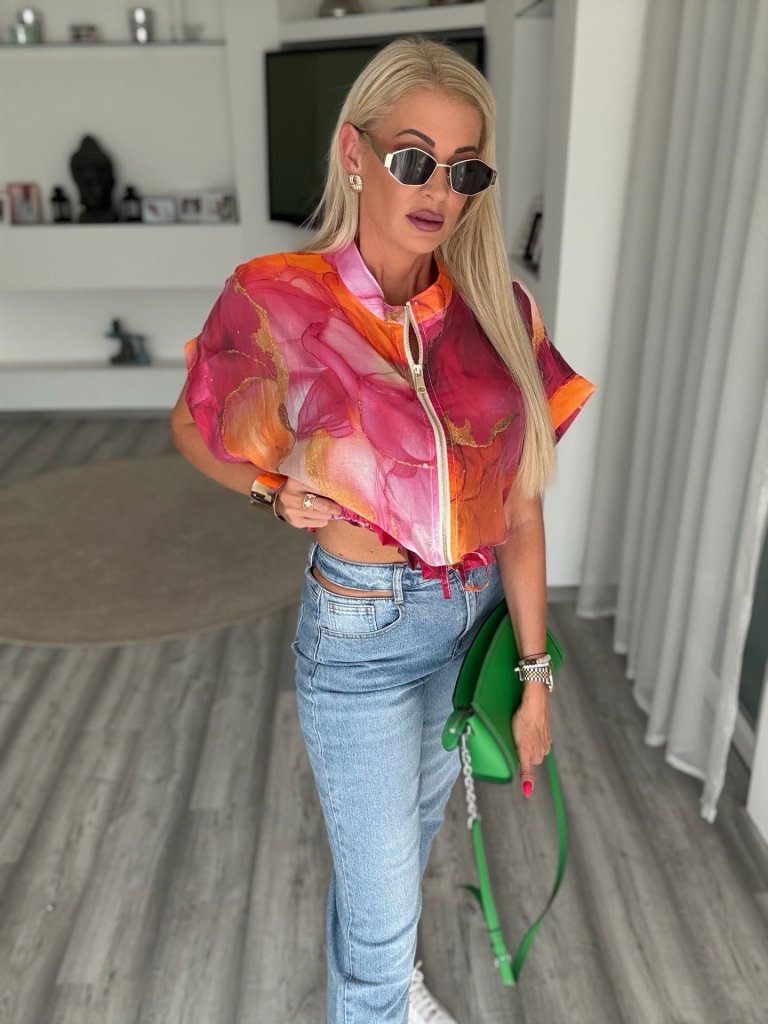 SIDE CUT mom jeans  BS773