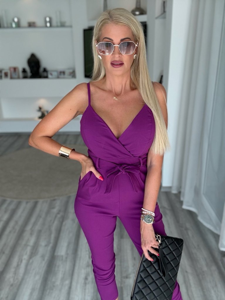 DORINA hosszú overal lila