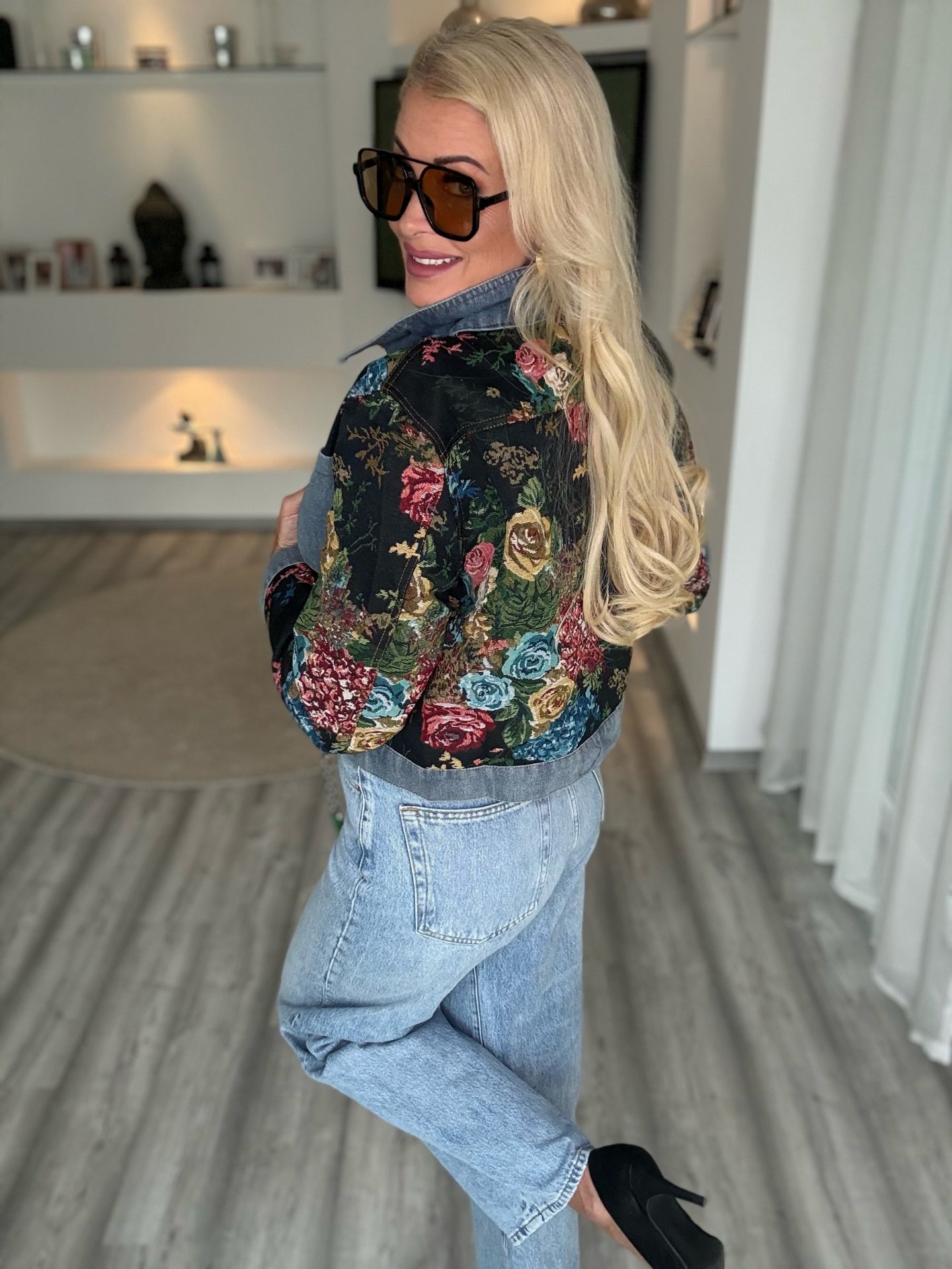 FLORENCE átmeneti kabi fekete