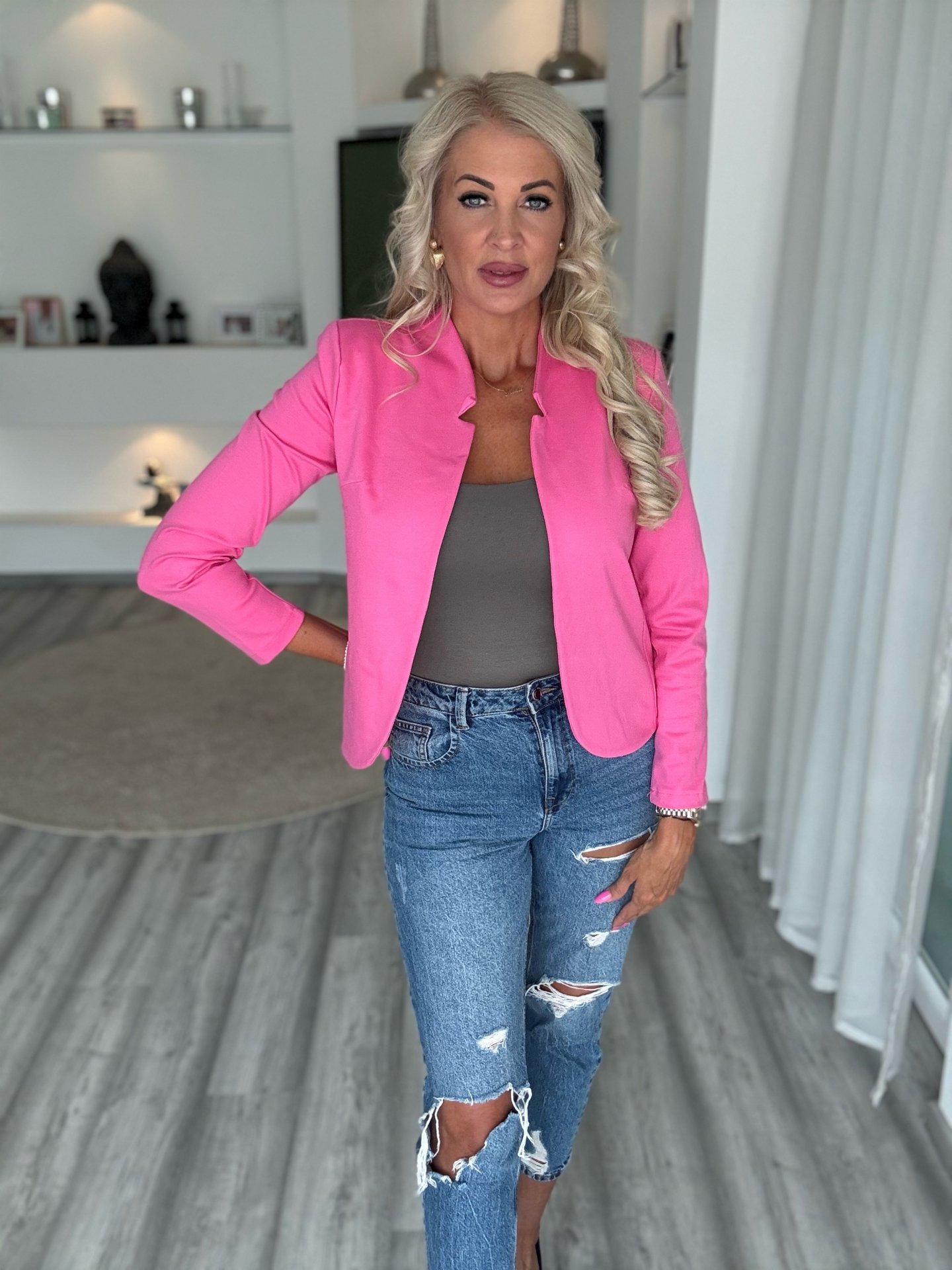 MASSIMO fall blézer pink
