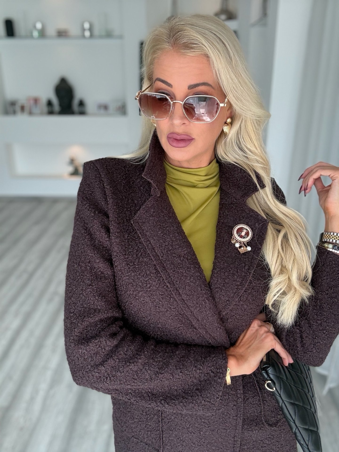 ELORA teddy átmeneti kabi csokoládé 
