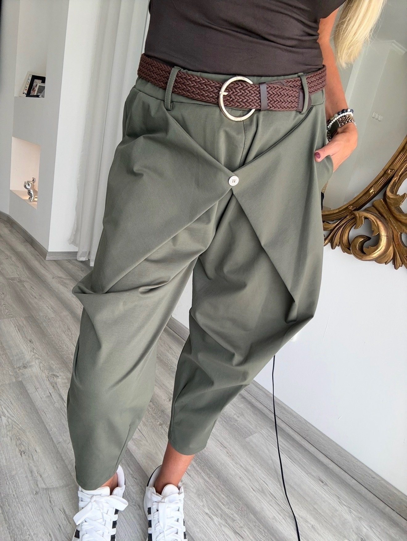 MAVERICK nadrág khaki