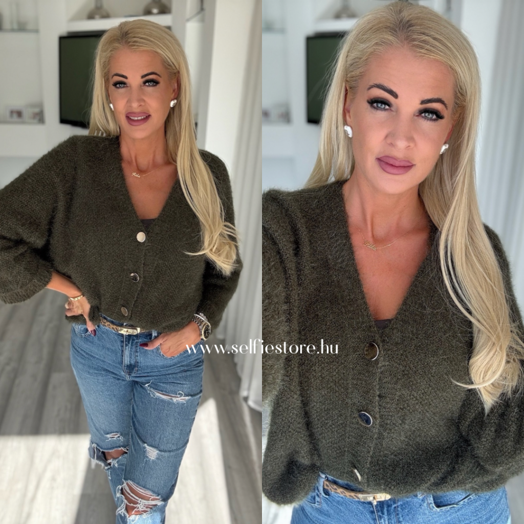 LUNELLE kardigán khaki