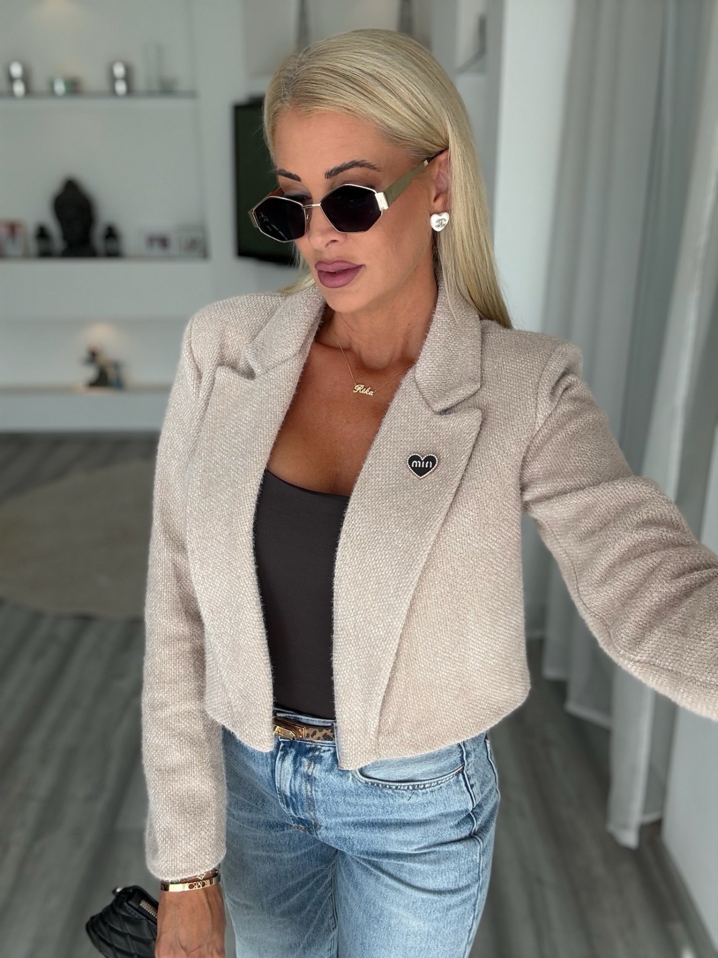 ADELE crop blézer