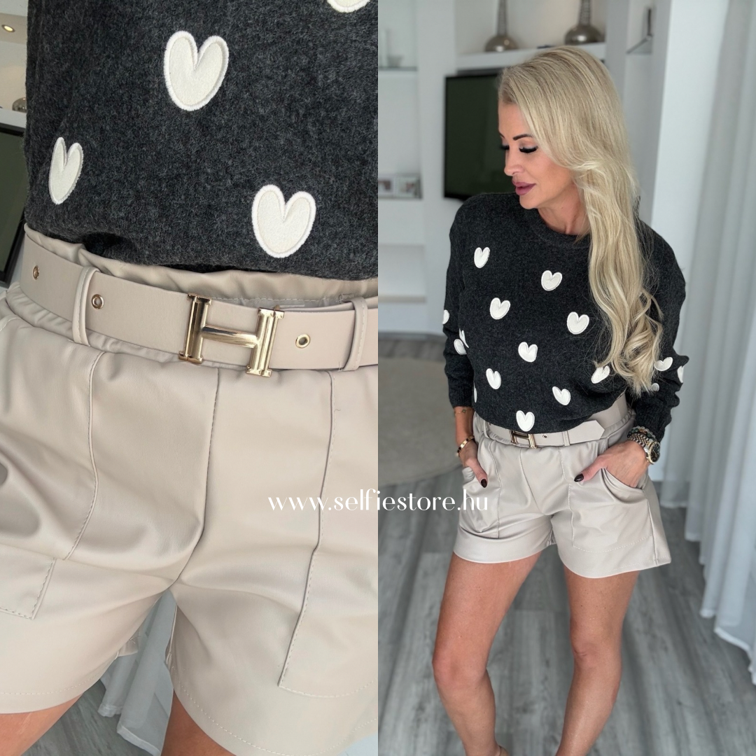 LENNOX műbőr short vaj