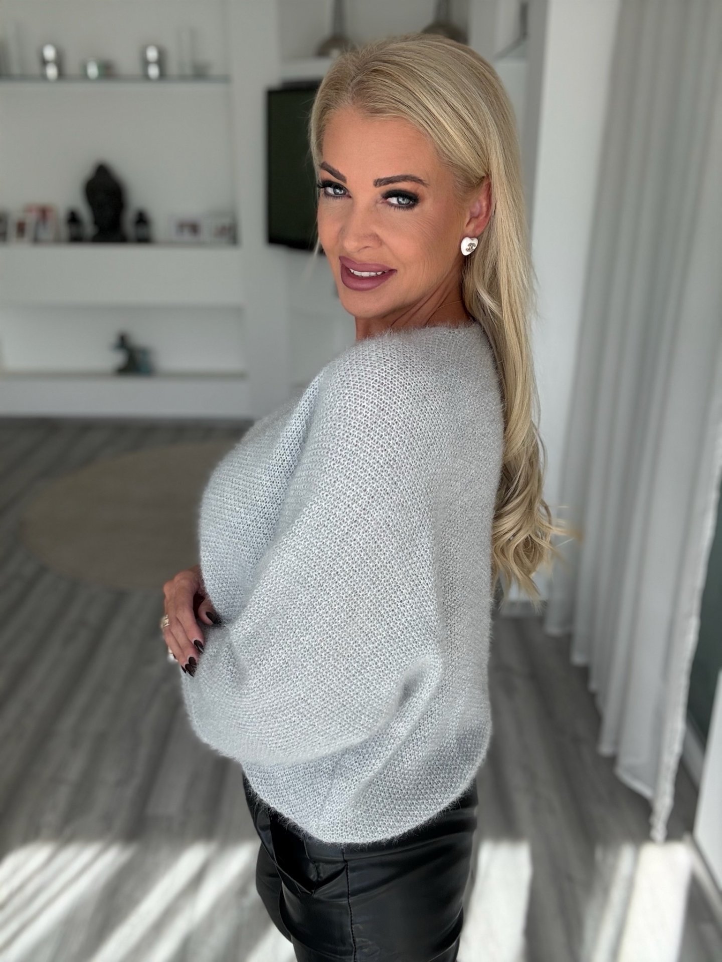 LUNELLE kardigán szürke